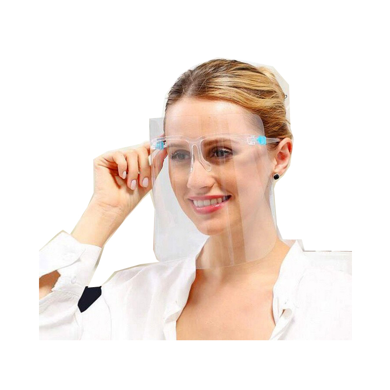 Najlepsza sprzedaż Twarz Wisor Fashion eyewear Face Shield Sports Glasses Rama Transparent Safety Face
