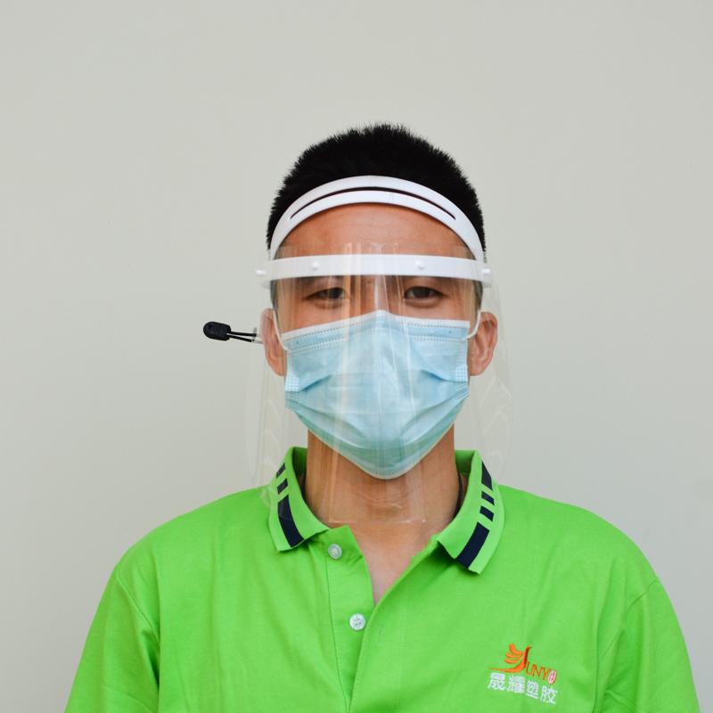 Wytwórca Korektor Anty Fog Safety Face Shield Socket Visor Full Face Visor Plastic Face Visor